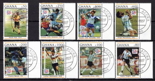 Ghana 1884-1891 gestempelt Fußball #OE097