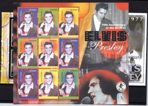 Ghana 3791-3801 postfrisch Kleinbogensatz / Elvis Presley #OE153