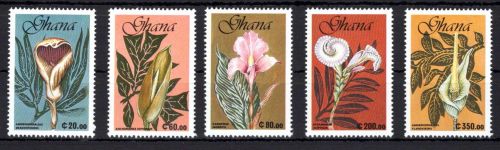 Ghana 1484-1488 mit Falz Blumen #OE156