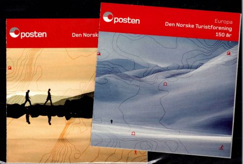 Norwegen 2 Markenheftchen mit 1971-1974 postfrisch 150 J. Wanderverein #OM489