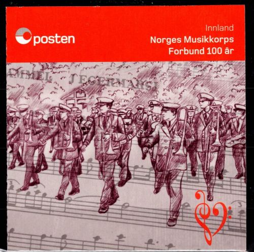 Norwegen Markenheftchen mit 1968-1969 postfrisch Musikkorps #OM494