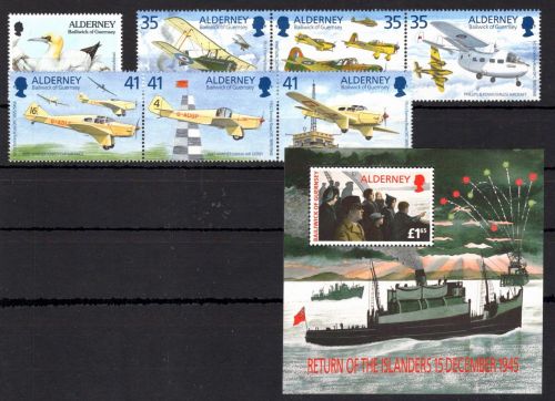 Großbritannien Alderney Jahrgang 1995 postfrisch #OP882