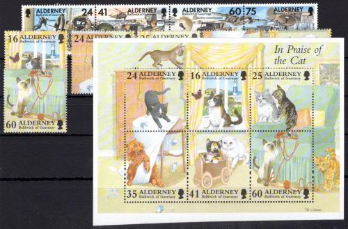 Großbritannien Alderney Jahrgang 1996 postfrisch #OP883