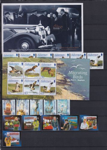 Großbritannien Alderney Jahrgang 2002 postfrisch #OP889