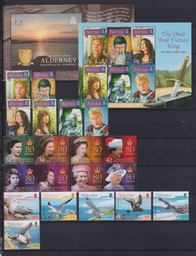 Großbritannien Alderney Jahrgang 2006 postfrisch #OP893