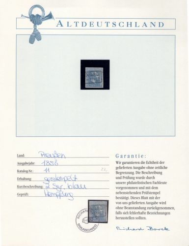 Preußen 11 gestempelt