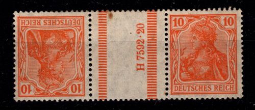 Deutsches Reich KZ 1 HAN postfrisch