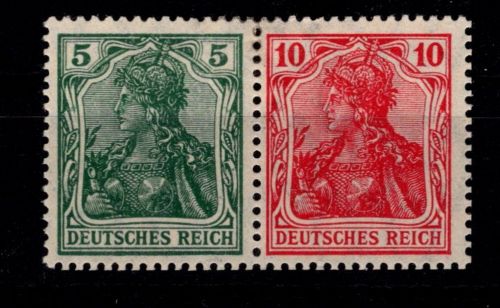 Deutsches Reich W 7.2 aa mit Falz #OT181