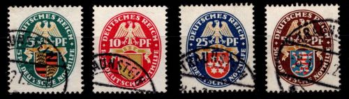Deutsches Reich 398-401 gestempelt #OT191