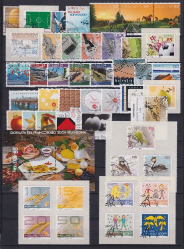 Schweiz Jahrgang 2008 gestempelt