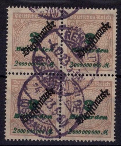 Deutsches Reich Dienst 84 gestempelt Attest Weinbuch BPP #OR626