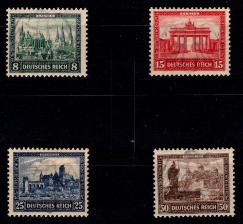 Deutsches Reich 446-449 mit Falz #NX274