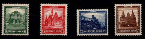 Deutsches Reich 459-462 mit Falz #NX276