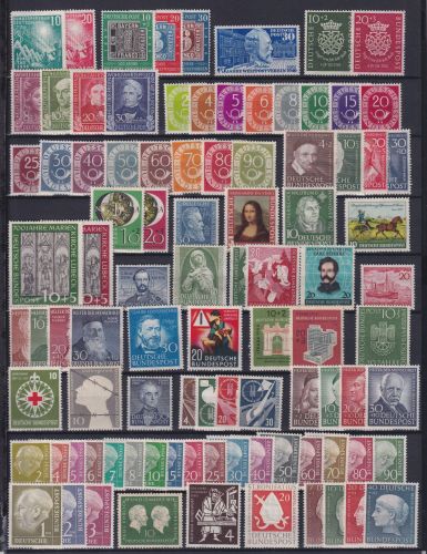 BRD Bund Jahrgang 1949-1954 postfrisch #NX299