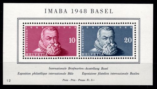 Schweiz Block 13 postfrisch