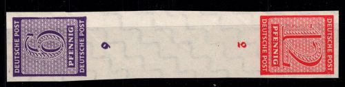 SBZ SK Zd 2 postfrisch Zusammendruck #OR885