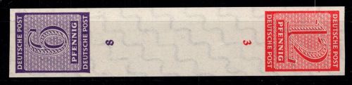 SBZ SK Zd 2 postfrisch Zusammendruck #OR886