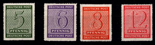 SBZ 116-119 D x postfrisch