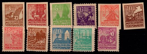 SBZ 29-40 y postfrisch #OR920