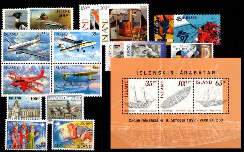 Island Jahrgang 1997 postfrisch mit Mi.Nr.: 862-881 #OT548