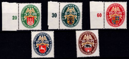Deutsches Reich 425-429 postfrisch #OT816
