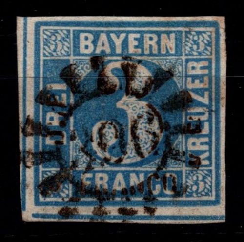 Bayern 2 II (Platte 3) gestempelt gMr 396 "Pilsting" #OT850
