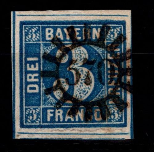 Bayern 2 II (Platte 4) gestempelt gMr 570 "Rocksdorf" #OT853