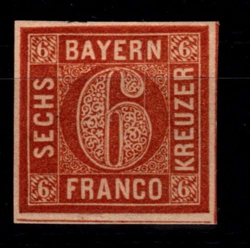 Bayern 4 II (Platte 3) postfrisch tiefst signiert Pfenninger #OT857