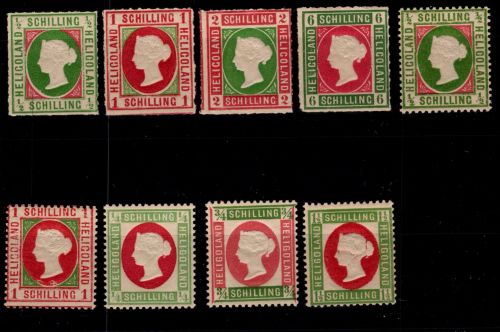 Helgoland Lot Berliner Neudrucke postfrisch #OT969