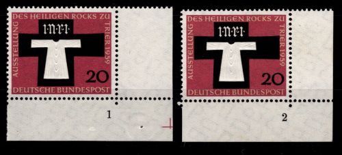 BRD Bund 313 FN postfrisch Formnummer 1/2 #OT994