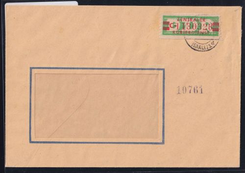 DDR Dienstmarken B 31 auf Brief als Einzelfrankatur ZKD Wertstreifen #OT762