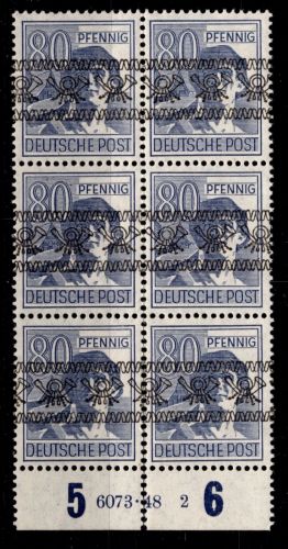 Bi-Zone 50 I HAN postfrisch H 6073.48 2, angetrennt #DAA99