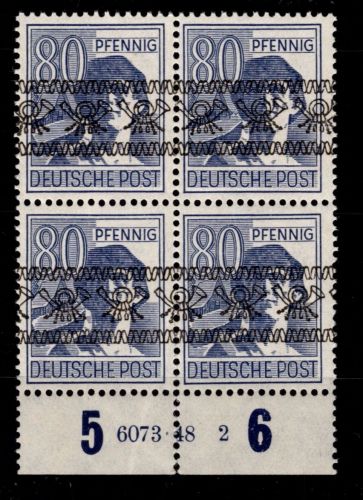 Bi-Zone 50 I HAN postfrisch H 6073.48 2, angetrennt #DAB02