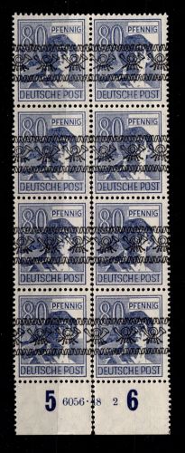 Bi-Zone 50 I HAN postfrisch H 6056.48 2, angetrennt #DAB04