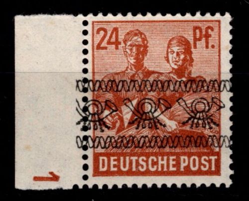 Bi-Zone 44 I DZ postfrisch Druckerzeichen 1 positiv #DAB33