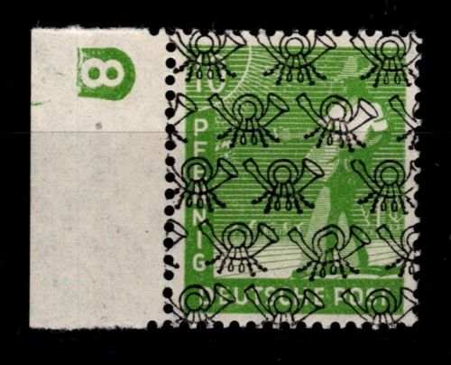 Bi-Zone 39 II DZ postfrisch Druckerzeichen 8 negativ #DAB34