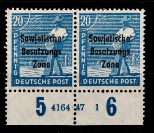 SBZ 189 HAN postfrisch H 4150.47 2 #DAB37