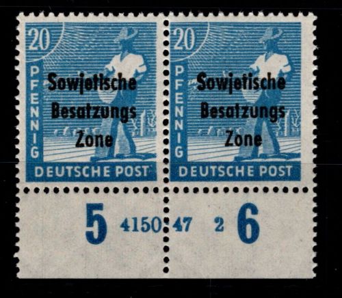 SBZ 185 HAN postfrisch H 6030.48 2 #DAB38