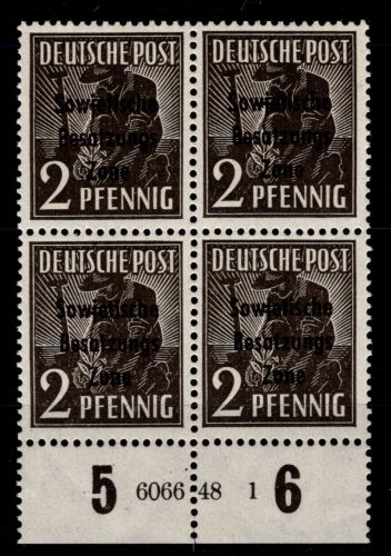 SBZ 182 HAN postfrisch H 6066.48 1 #DAB45