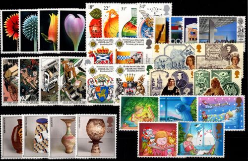 Großbritannien Jahrgang 1987 postfrisch ohne 1121 #OP973