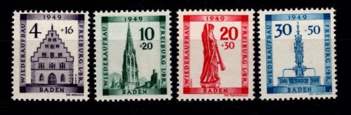 Französische Zone Baden 38-41 A postfrisch #DAA65