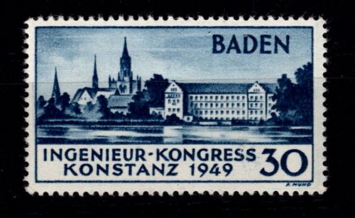 Französische Zone Baden 46 I postfrisch #DAA72