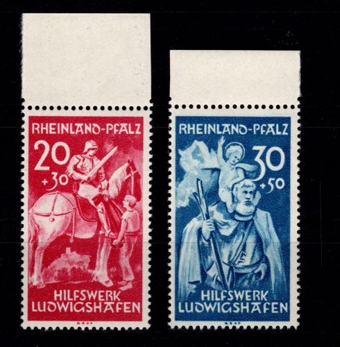 Französische Zone Rheinland Pfalz 30-31 postfrisch