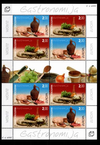 Bosnien Herzegowina Kroatische Post 154, 155 postfrisch als Kleinbogen #OU018