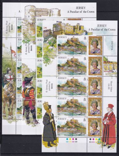 Jersey 1137-1142 postfrisch als Kleinbogen #OU849