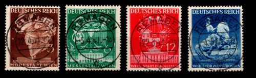 Deutsches Reich 768-771 gestempelt einheitlich mit Vollstempel Remagen #OU527