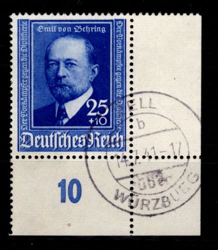 Deutsches Reich 761 gestempelt vom Eckrand #OU529