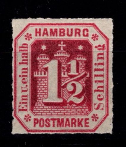 Hamburg 21 postfrisch tiefst signiert Pfenninger #OU556