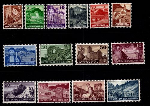 Liechtenstein 156-169 postfrisch