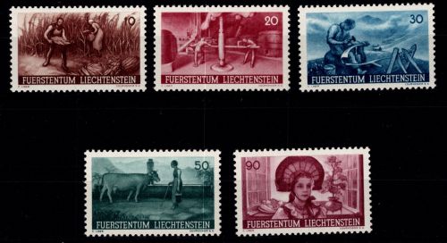 Liechtenstein 192-196 postfrisch